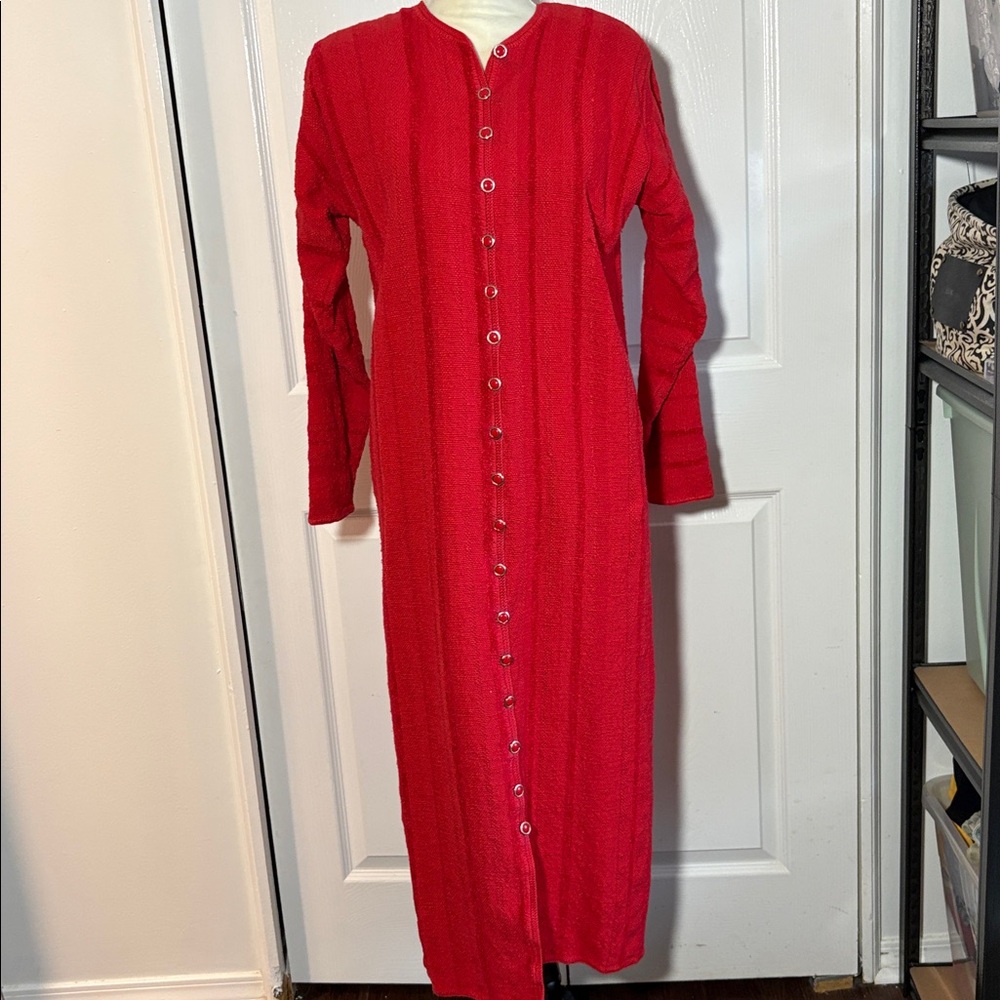 Vintage Bonnie Bartman dress/ duster. See measurements